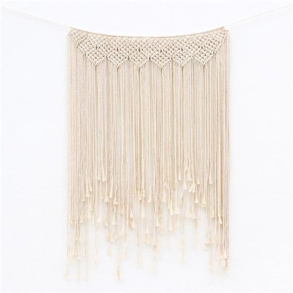 Large Macrame Wall Hanging, 45"x 39" Boho Tapestry Handmade Woven Wall Decor